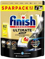 FINISH POWERBALL ULTIMATE PLUS ALL IN 1 82szt LEMON  DE - KAPSUŁKI DO ZMYWARKI