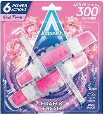 ASTONISH FOAM AND FRESH PINK PEONY 2SZT GB - ZAWIESZKA DO WC