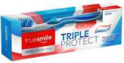 TRUESMILE TOOTHPASTE 100ML + TOOTHBRUSH TRIPLE ACTION GB - PASTA DO ZĘBÓW + SZCZOTECZKA
