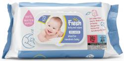 FRESH BABY WET WIPES 72 SZT 99% WATER WIPES  MULTI - CHUSTECZKI NAWILŻANE DLA DZIECI