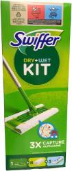 SWIFFER DRY + WET KIT / 8 DRY WIPES + 3 WET WIPES NL/FR - ZESTAW MOP PODŁOGOWY + 8 ŚCIEREK SUCHYCH + 3 ŚCIERKI MOKRE