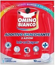 OMINO BIANCO INDRO CAPS SMACCHIANTE 10szt IT - ODPLAMIACZ DO TKANIN W KAPSUŁKACH