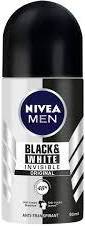 NIVEA ROLL- ON MEN BLACK&WHITE INVISIBLE ORIGINAL 50ML - ANTYPERSPIRANT W KULCE