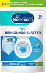 DR BECKMANN MAGIC LEAVES WC REINIGUNGS BLATTER OCEAN 20er DE - LISTKI ŻELOWE DO CZYSZCZENIA WC