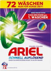 ARIEL PULVER COLOR + 72WL / 3,96KG DE - PROSZEK DO PRANIA