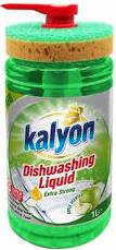 KALYON DISHWASHING LIQUID 1L APPLE SCENTED TR - PŁYN DO NACZYŃ 