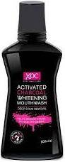 XOC CHARCOAL WHITENING MOUTHWASH 500ML GB - PŁYN DO PŁUKANIA JAMY USTNEJ WYBIELAJĄCY