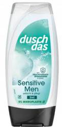 DUSCHDAS DUSCHGEL MEN SENSITIVE 2 IN1 ERFRISCHT & PFLEGER 225ML DE - ŻEL POD PRYSZNIC