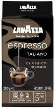 KAWA LAVAZZA CAFFEE ESPRESSO ITALIANO CLASSICO 250G MIELONA
