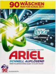 ARIEL PULVER 90WL / 4,95KG UNIVERSAL+ LENOR UNSTOPPABLES  DE - PROSZEK DO PRANIA