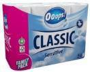 OOOPS! CLASSIC SENSITIVE TOILET PAPER 24 ROLKI / 3 WARSTWY - 140 LISTKÓW MULTI FSC-Mix - PAPIER TOALETOWY
