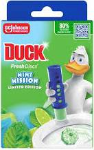DUCK WC DISCS 36ML 6 SZT MINT MISSION - KRĄŻKI ŻELOWE DO WC - STARTER