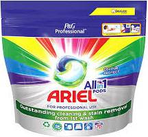 ARIEL PODS PROFESSIONAL ALLin1 70szt COLOUR NL/FR - KAPSUŁKI DO PRANIA